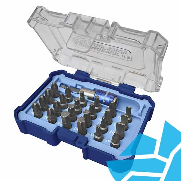Faithfull 25pc Standard Screwdriver Bit Set Tool Champions Offer Rose