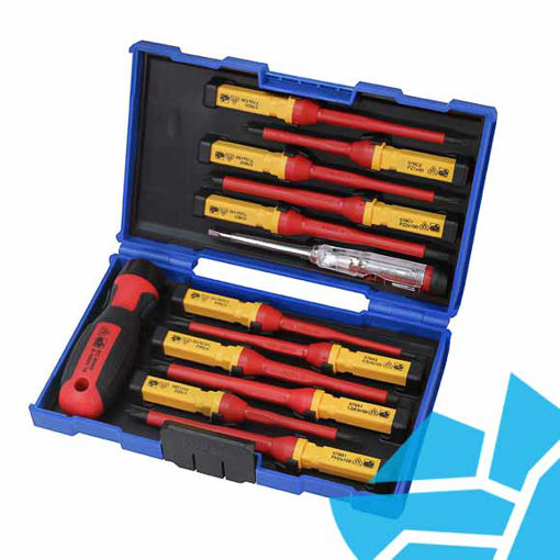 Picture of Faithfull 13pc Interchangeable VDE Screwdriver Set Tool Champions Offer