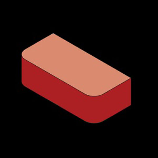 Picture of BN2.2 Double Bullnose Red Brick