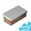 Picture of Concrete Once Weathered Coping Stone 165 x 610mm (6½" x 24")