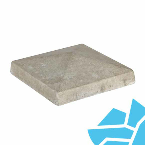 Picture of Concrete Four Way Weathered Pier Cap 12" x 12"