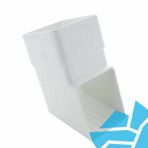 Picture of Hunter WR391 65mm Squareflo Rainwater Shoe White