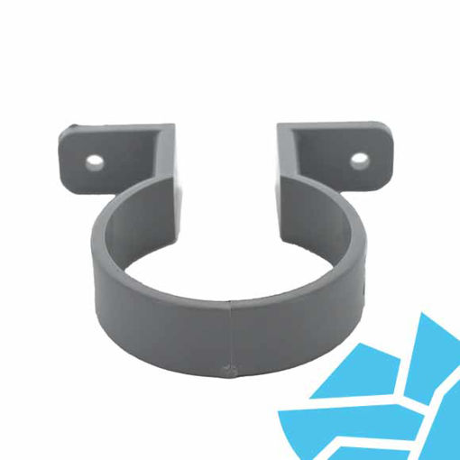 Picture of Hunter GR046 68mm Rainwater Pipe Bracket Two Screw Fixing Grey