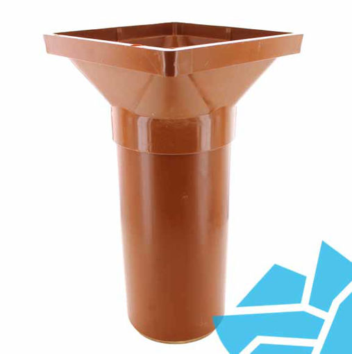 Picture of Hunter DS002 110mm Underground Square Hopper 230mm Spigot Tail