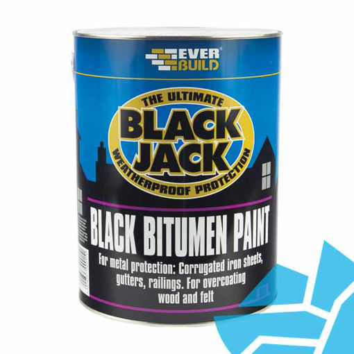 Picture of Black Jack 901 Black Bitumen Paint 2.5ltr