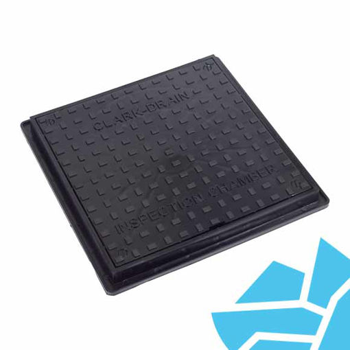 Picture of 300x300mm Solid Top Square to Round Manhole Cover & Frame CD300