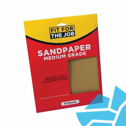Picture of Fit For the Job Sand Paper Medium 10pk