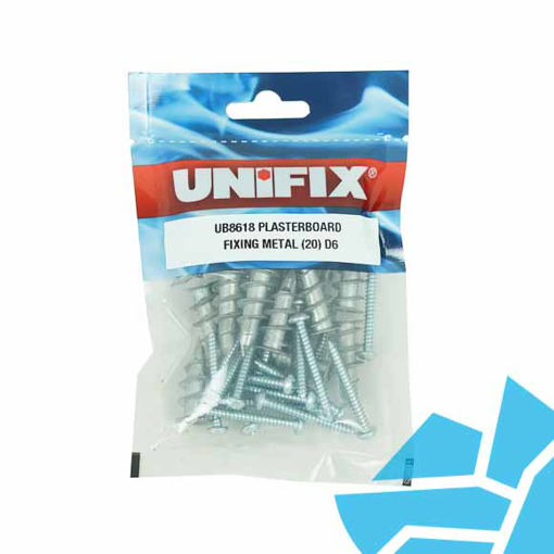 Picture of Unifix Plasterboard Metal Fixing (pk6) UB8615