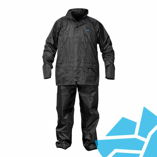 Picture of OX Waterproof Black Rainsuit - Size L