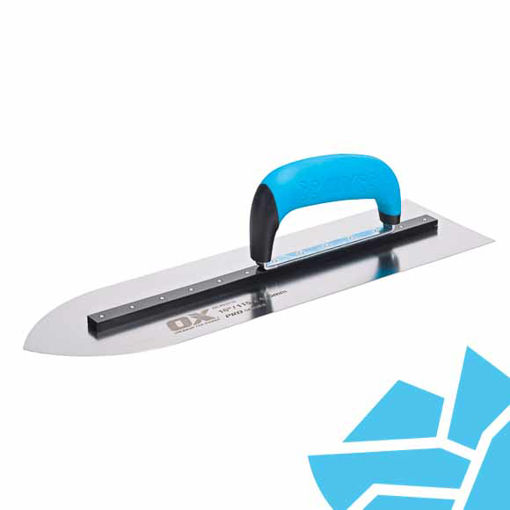 Picture of OX Pro Pointed Flooring Trowel – 115 x 400mm / 16in