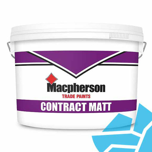 Picture of Macpherson Contract Matt Emulsion Magnolia 10ltr
