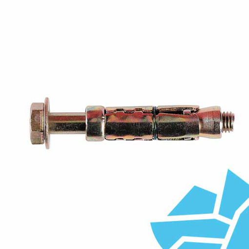 Picture of ALB0825 Loose Bolt Shield Anchor Rawlbolts BZP 8mm x 75mm