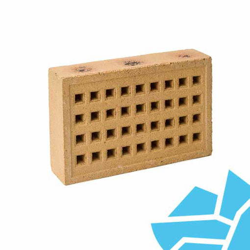 Picture of Buff Square Hole Clay Air Brick 215x140mm 