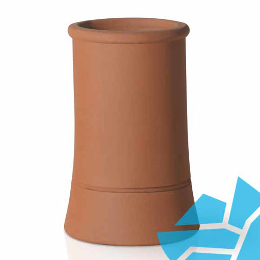 Picture of Redbank No 1 Roll Top Chimney Pot  450mm (Red)