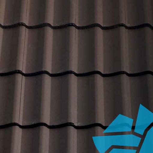 Picture of Sandtoft Double Pantile - Smooth Brown
