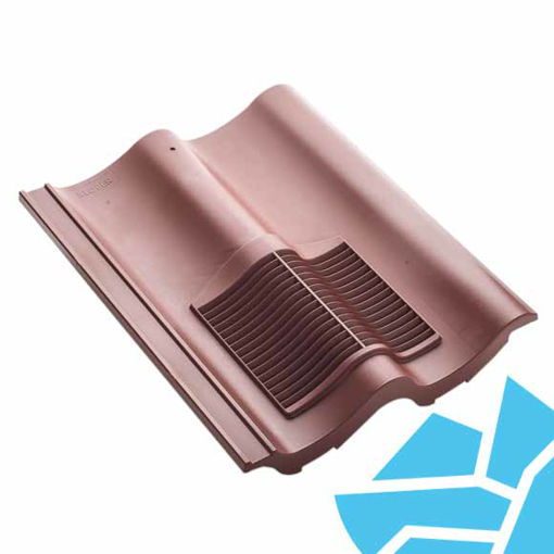 Picture of Klober PVC Vent Tile - Profile-Line Double Pantile Brown