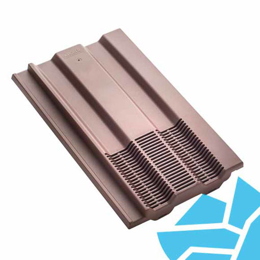Picture of Klober PVC Vent Tile - Profile-Line Standard Pattern15x9 Brown