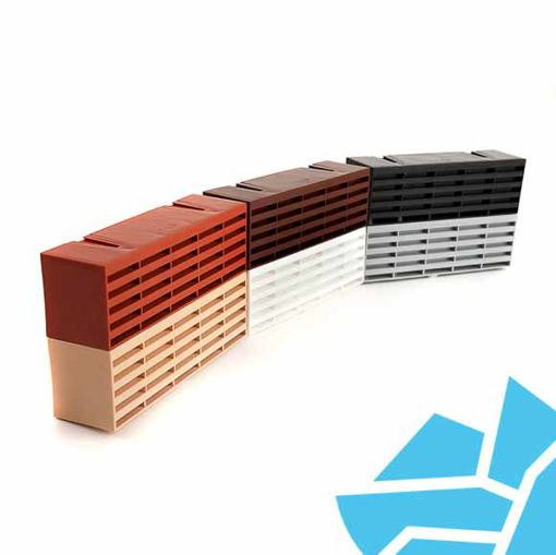 Picture of TIMLOC Plastic Air Brick 215x69x60mm Terracotta