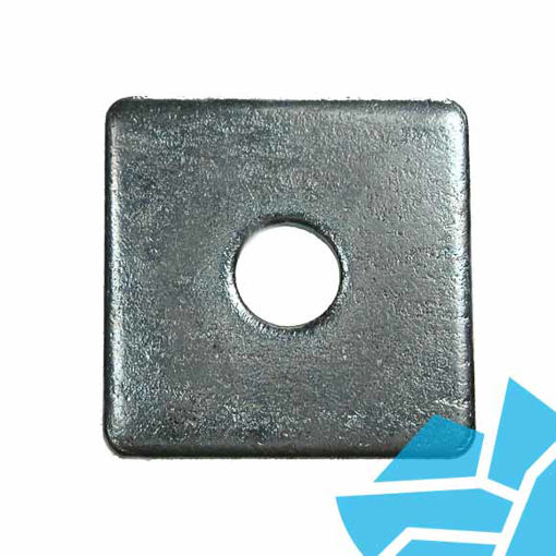 Picture of M12 BZP 50x50x3mm Square Plate Washers (loose)