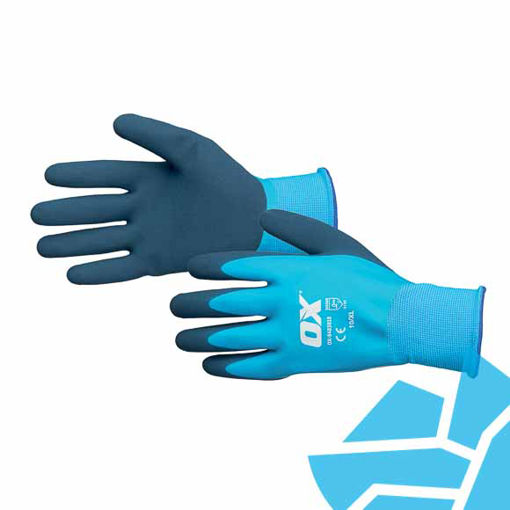 Picture of OX Waterproof Latex Gloves - L
