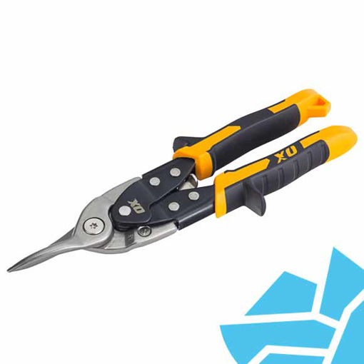 Picture of OX Pro Heavy Duty Aviation Snips Straight (Yellow)
