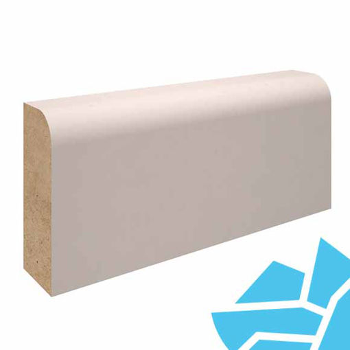 Picture of 18x44mm Round 1 Edge MDF Primed Architrave FSC