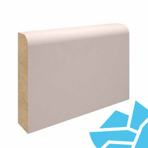 Picture of 18x68mm Round 1 Edge MDF Primed Architrave FSC