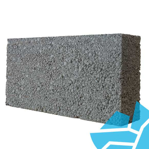 Picture of Interfuse Interlyte-Ultra Lightweight 100mm Solid Low Density Concrete Block 3.6N 