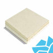 Picture of Mannok Therm Laminate-Kraft PIR Insulated Plasterboard - 37.5mm (25mm PIR Insulation + 12.5mm Plasterboard)