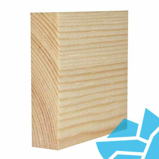 Picture of 16x38 Unsorted Redwood Doorstop PEFC