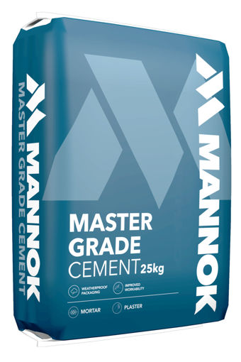 Picture of Mannok Master Grade Cement PAPER Bag 25kg (60/Pallet)