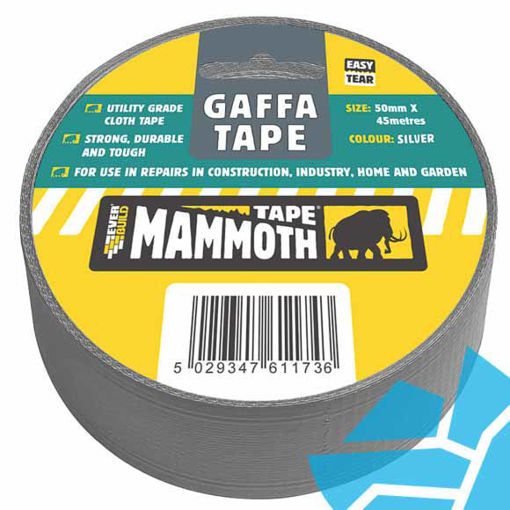 Picture of Everbuild Mammouth Gaffa Tape 50mm x 45m Silver