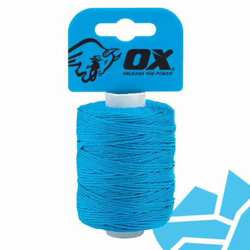 Picture of OX Pro Cyan High Vis Builders Line 105m/350ft 