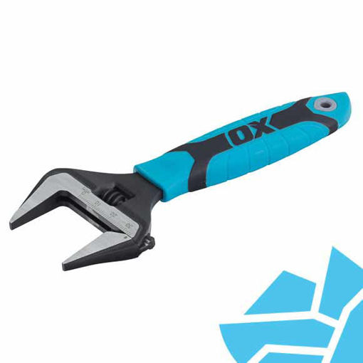 Picture of OX Pro Ultra-Wide Jaw Adjustable Wrench 10"