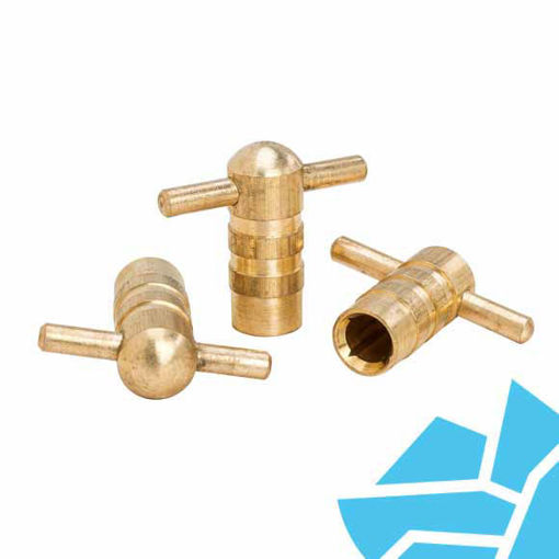 Picture of OX Trade Brass Radiator Keys - 3 pack