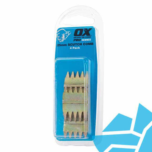 Picture of OX Pro Scutch Combs 25mm 4pk   
