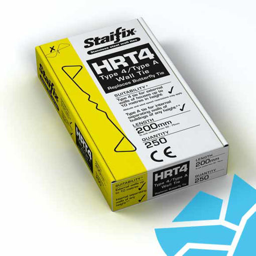 Picture of Staifix HRT4 Housing Wall Ties 200mm (Box/250)