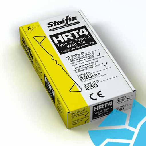Picture of Staifix HRT4 Housing Wall Ties 225mm (Box/250)