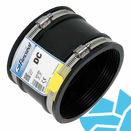 Picture of Fernco DC135 Drain Coupling 120mm Black
