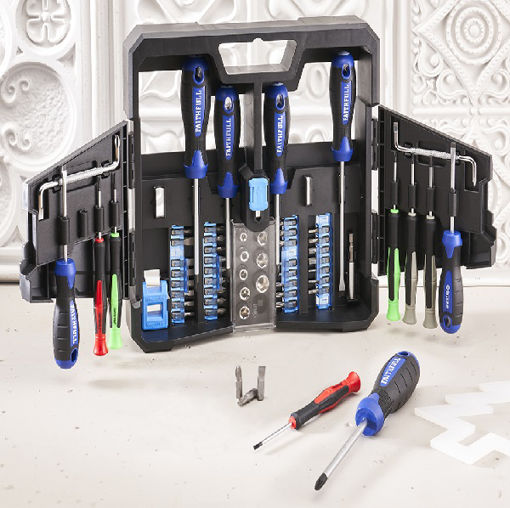 Picture of Faithfull 63 Piece Fold Out Screwdriver Set