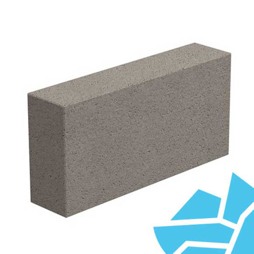 Picture of Interfuse 100mm Interlyte Close Textured Concrete Block 7.3N