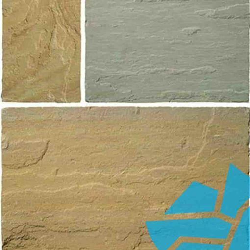 Picture of Premium 22mm Natural Sandstone 15.30m2 Patio Pk Country Buff