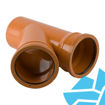 Picture of Underground 110mm x 45° B5111 Double Socket Branch