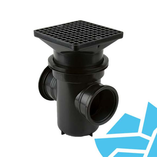 Picture of Underground B1003 Back Inlet Roddable Gully 90° Outlet Square Grid