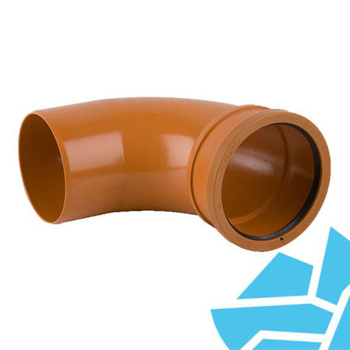 Picture of Underground 110mm x 87 ½° B5041 Single Socket Bend