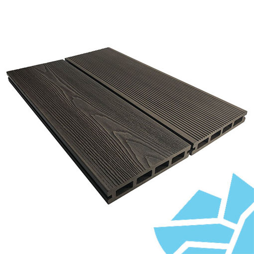 Picture of Composite Prime HD Deck 3D 146x25mm Decking Board 3.6m Burnished Oak