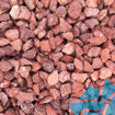 Picture of Bulk Bag Red Granite 20mm Decorative Chippings