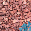 Picture of Bulk Bag Red Granite Chippings 10-20mm 