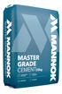Mannok Master Grade Cement Plastic Bag 25kg delivered in  Peterborough, Corby and Huntingdon