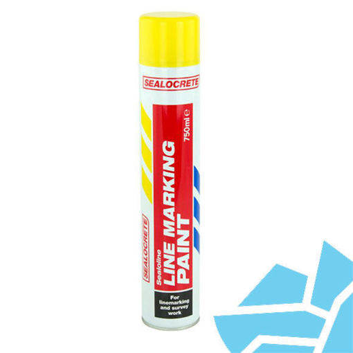 Picture of Sealcrete Sealoline Yellow Road Line Marking Paint 750ml